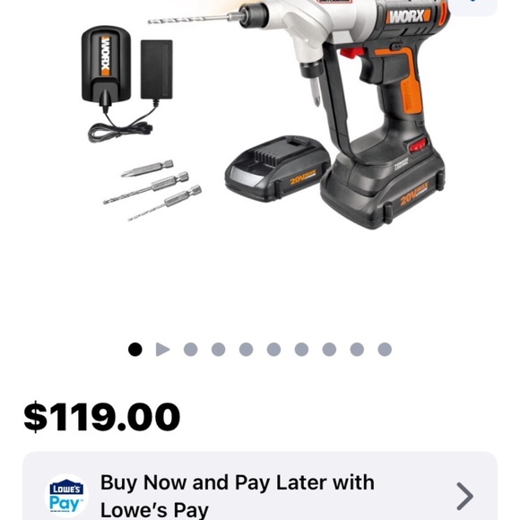 Worx Cordless Screwdriver Set - Picture 8 of 8